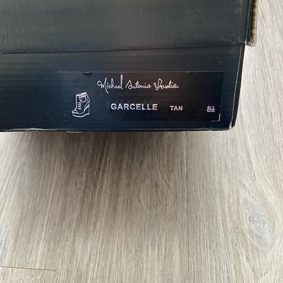 Michael Antonio Studio Tan Platform Heel Sandal - Picture 2 of 5